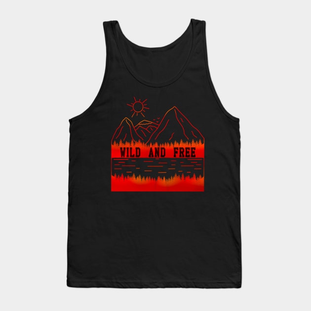 Wild and free Tank Top by ak3shay